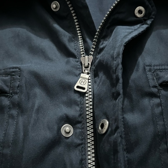 Hathaway Men's Jacket Black Zip Up Long Sleeves Size Medium (OJ-103) - Picture 3 of 10